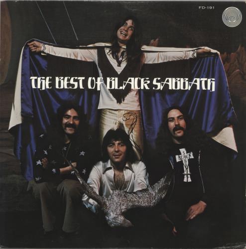 Black Sabbath The Best of Japan Vinyl LP FD-191 in 1975 Ozzy